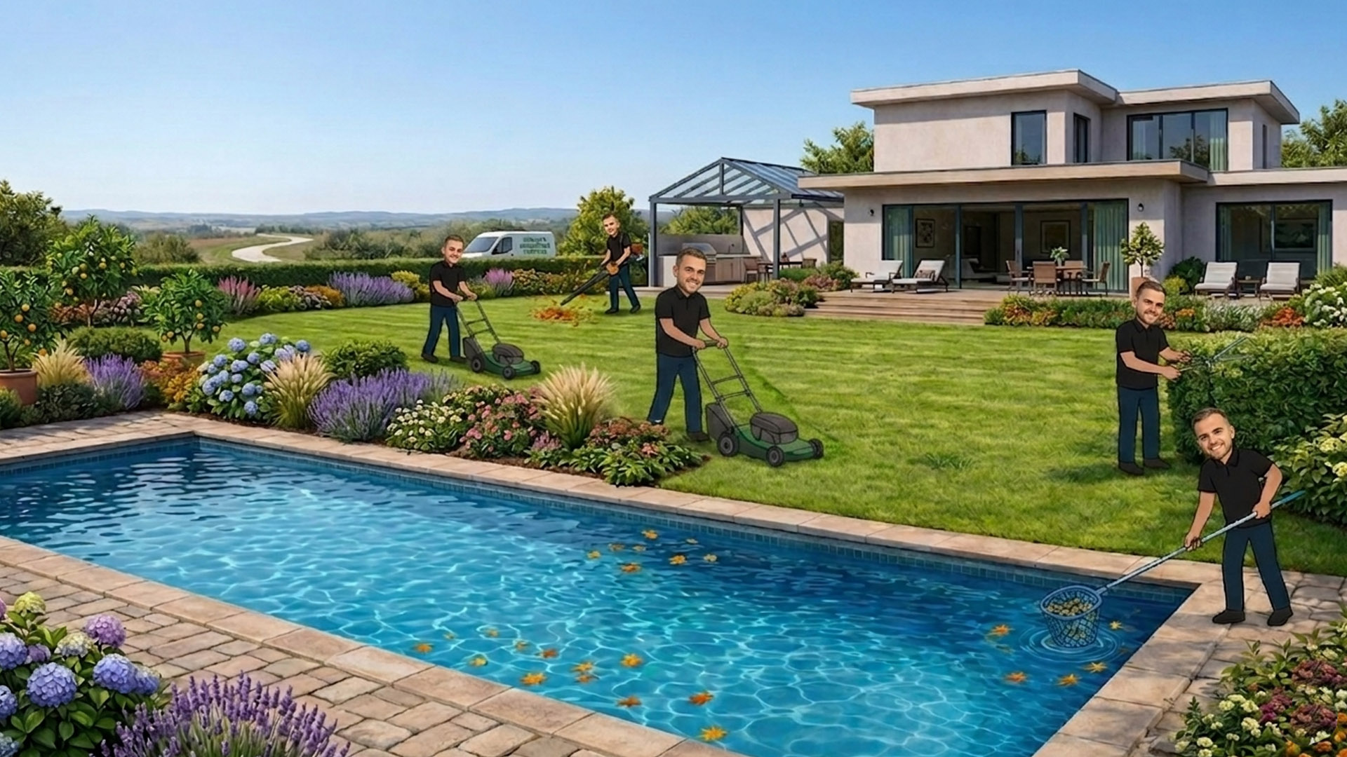 Une Équipe de paysagistes dédiés à vos projets extérieurs